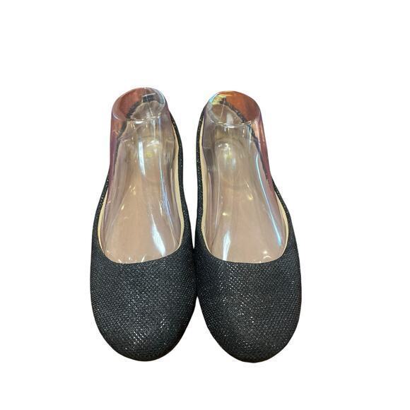 Easy Spirit e360 Black Glitter Sparkle Round Toe Ballet Flats 8.5 - Picture 3 of 10